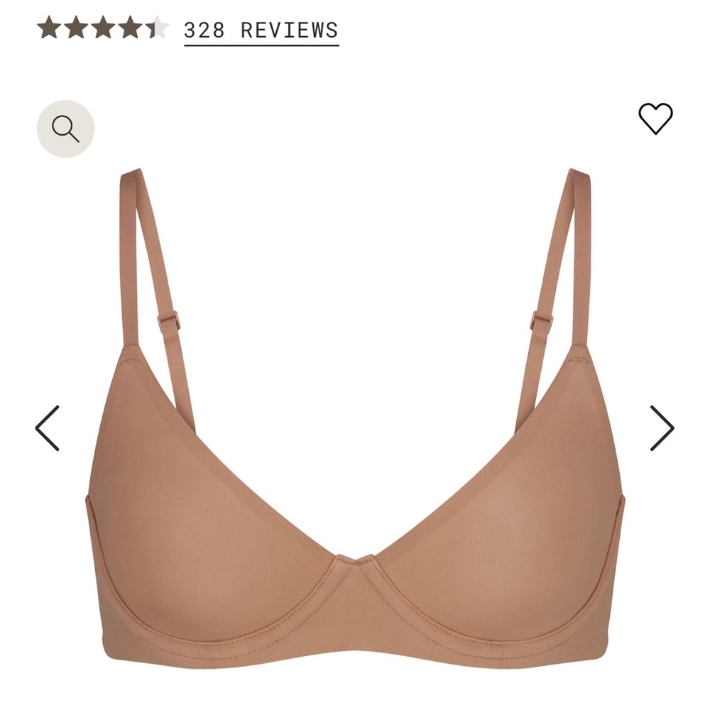 Skims Unlined Demi Bra